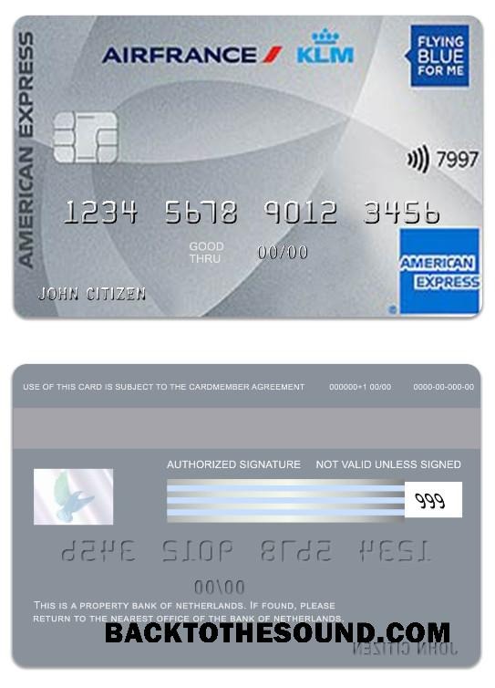 Λήψη Ολλανδία Τράπεζα of Ολλανδία American Express Κάρτα Δείγμα δείγμα
