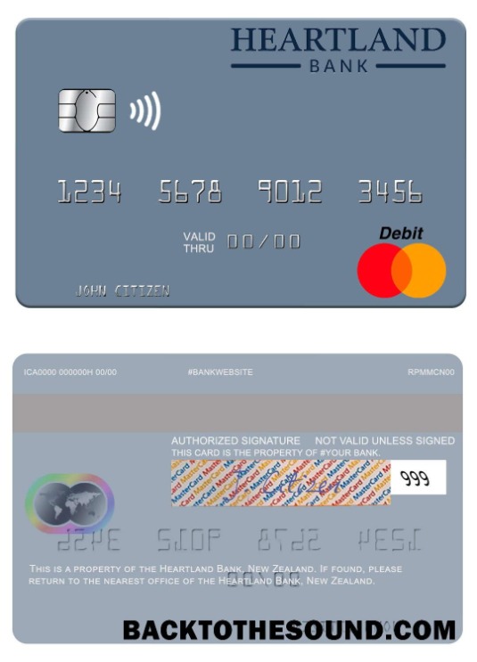 Λήψη Νέα Ζηλανδία Heartland Τράπεζα Mastercard Δείγμα δείγμα