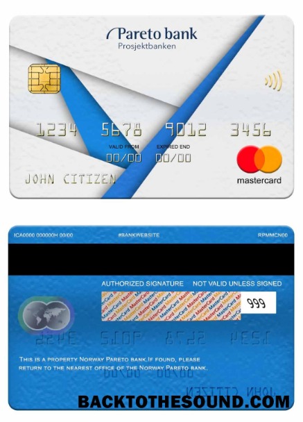 Λήψη Νορβηγία Pareto Τράπεζα Mastercard Δείγμα δείγμα