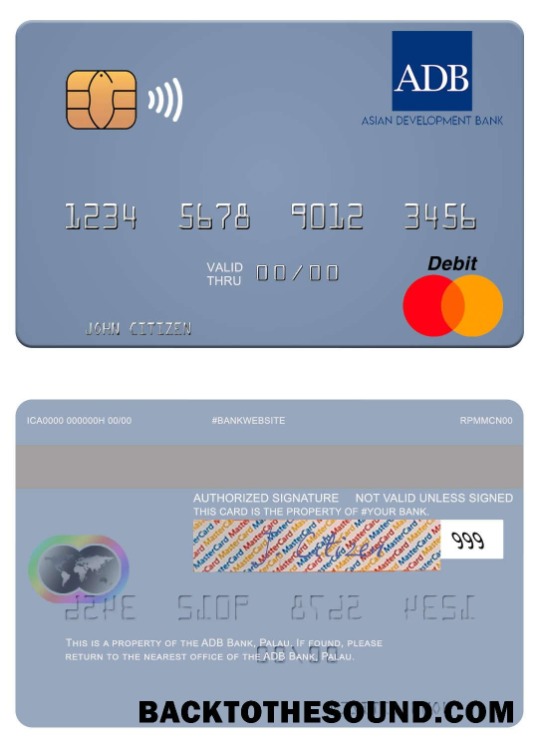 Λήψη Παλάου ADB Τράπεζα Mastercard Δείγμα προσχέδιο
