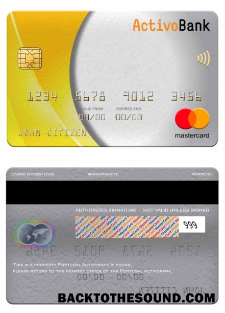 Λήψη Πορτογαλία Activobank Mastercard Δείγμα προεπισκόπηση