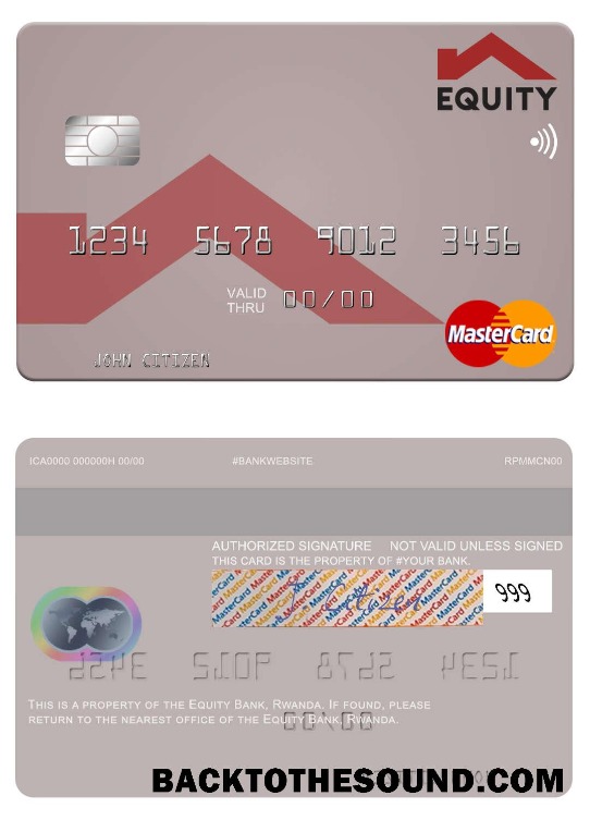Λήψη Ρουάντα Equity Τράπεζα Mastercard Οθόνη Δείγμα σχεδιασμό