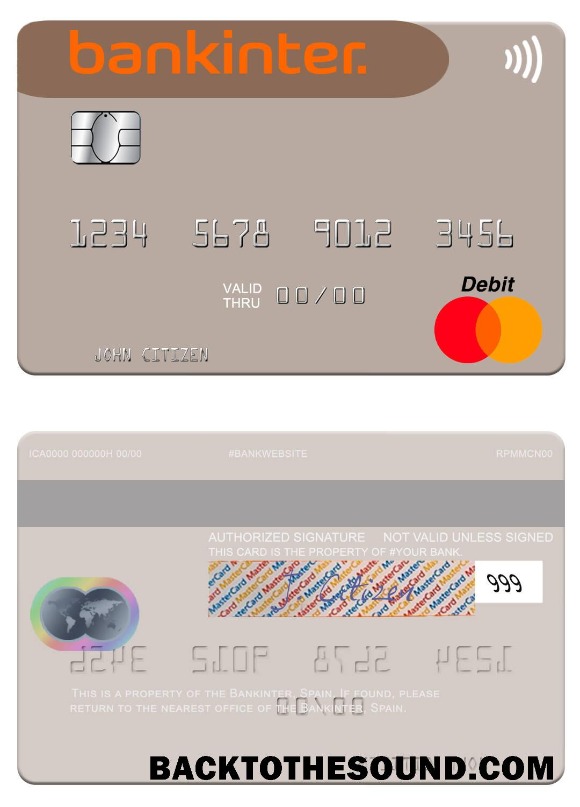 Λήψη Ισπανία Bankinter Mastercard Δείγμα προεπισκόπηση