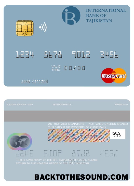 Λήψη Τατζικιστάν IBT Mastercard Δείγμα προεπισκόπηση