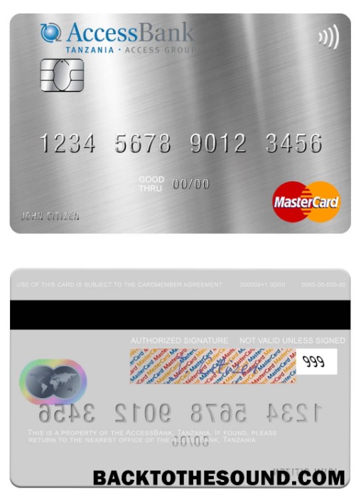 Λήψη Τανζανία AccessBank Mastercard Δείγμα προσχέδιο