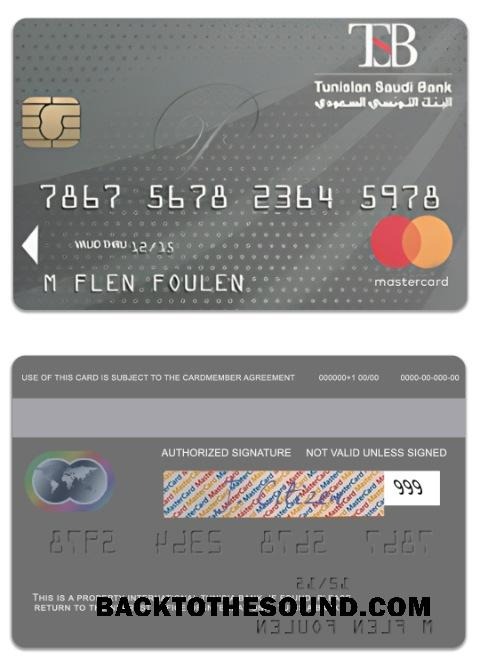 Λήψη Τυνησία διεθνής Τυνησία Τράπεζα platinum Mastercard Δείγμα σχεδιασμό