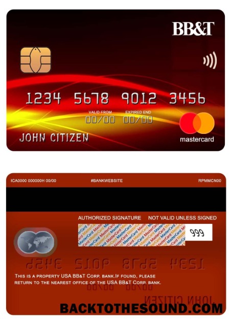 Λήψη ΗΠΑ BB&T Corp. Τράπεζα Mastercard Δείγμα προεπισκόπηση