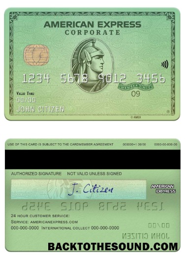 Λήψη ΗΠΑ California Varo Τράπεζα amex πράσινο Κάρτα Δείγμα πρότυπο