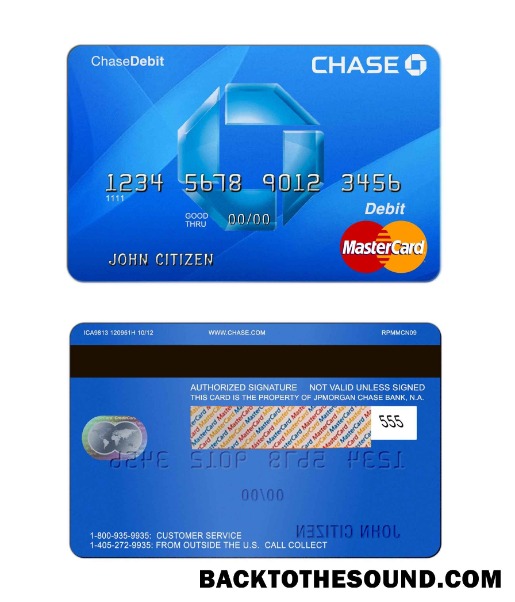 Λήψη ΗΠΑ Chase Τράπεζα Mastercard Δείγμα προσχέδιο