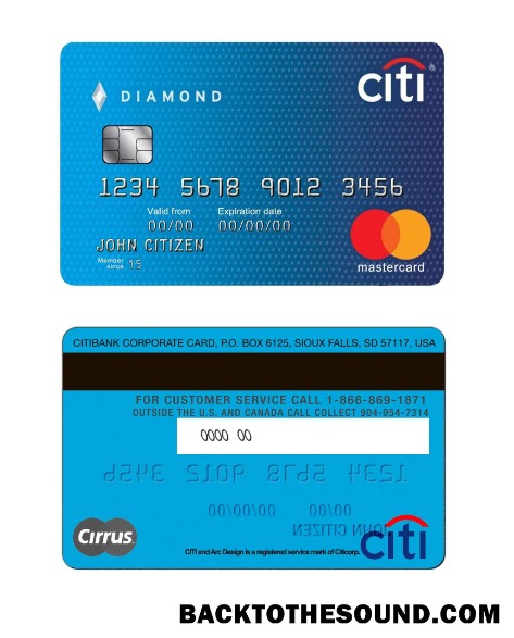 Λήψη ΗΠΑ Citibank Mastercard Νέο Δείγμα προεπισκόπηση