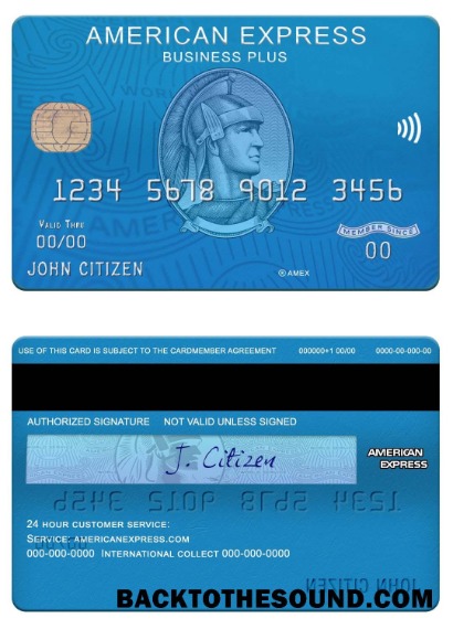 Λήψη ΗΠΑ Citizens Τράπεζα amex μπλε Επιχείρηση plus Κάρτα Δείγμα προσχέδιο