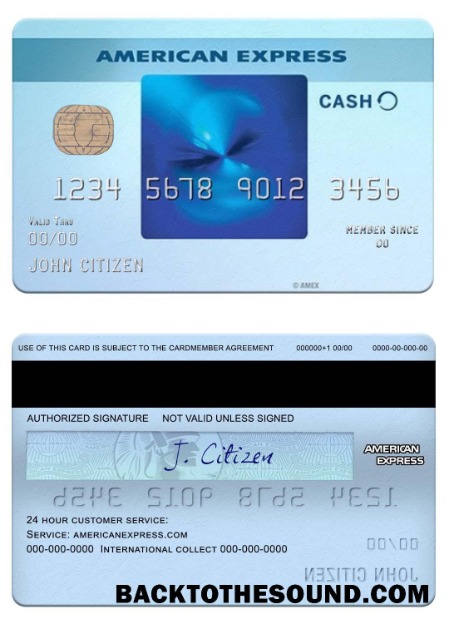 Λήψη ΗΠΑ Commerce Τράπεζα amex μπλε cash everyday Κάρτα Δείγμα προσχέδιο