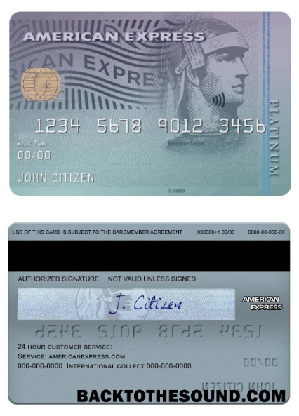 Λήψη ΗΠΑ Discover Τράπεζα amex platinum Κάρτα Δείγμα πρότυπο