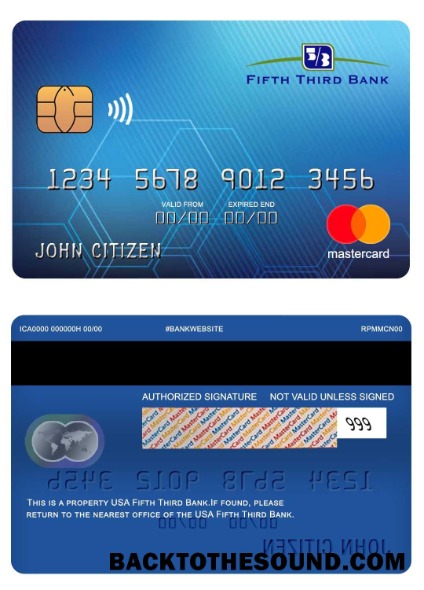 Λήψη ΗΠΑ Fifth Third Τράπεζα Mastercard Δείγμα προεπισκόπηση