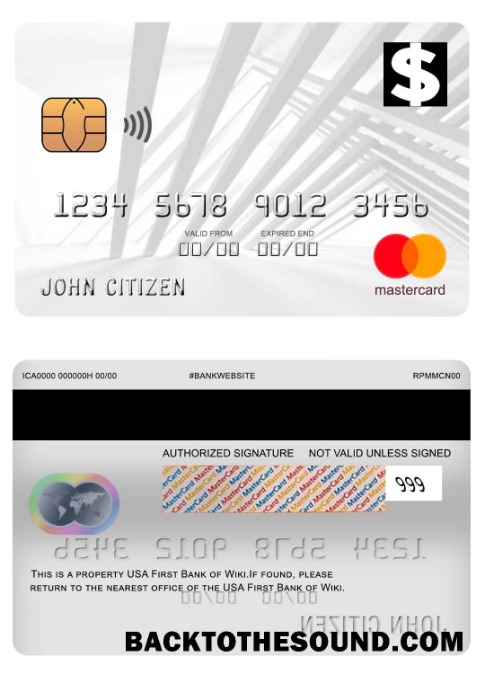 Λήψη ΗΠΑ First Τράπεζα of Wiki Mastercard Δείγμα προσχέδιο