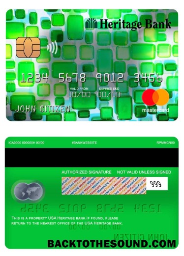 Λήψη ΗΠΑ Heritage Τράπεζα Mastercard Δείγμα προεπισκόπηση