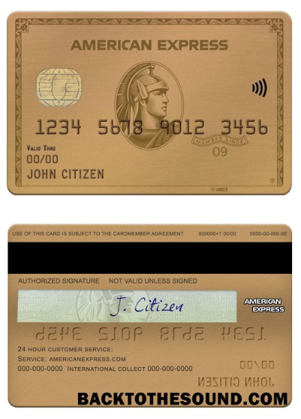 Λήψη ΗΠΑ Maryland Howard Personal Τράπεζα american express gold Κάρτα Δείγμα σχεδιασμό