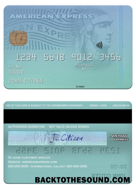 Λήψη ΗΠΑ Νέο York CFSB Τράπεζα amex Κάρτα Δείγμα σχεδιασμό