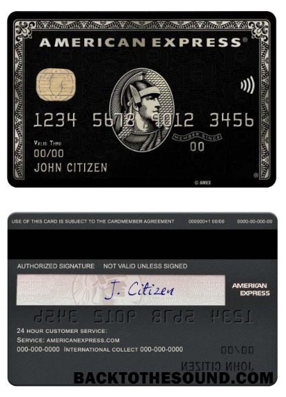 Λήψη ΗΠΑ PNC Τράπεζα amex black Κάρτα Δείγμα προσχέδιο