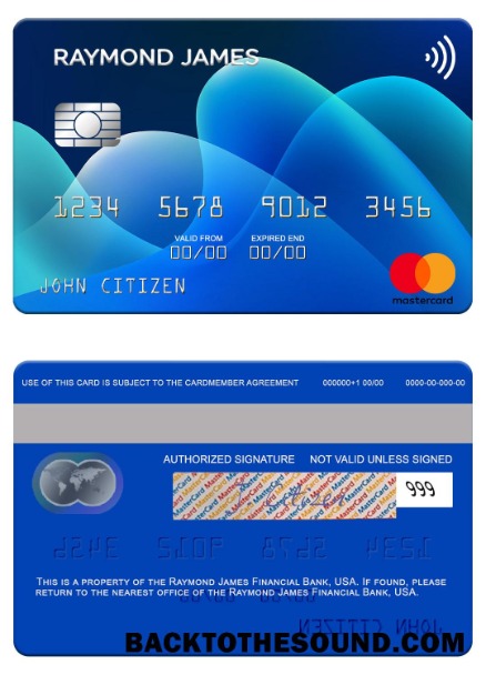 Λήψη ΗΠΑ Raymond James Financial Τράπεζα Mastercard Δείγμα πρότυπο