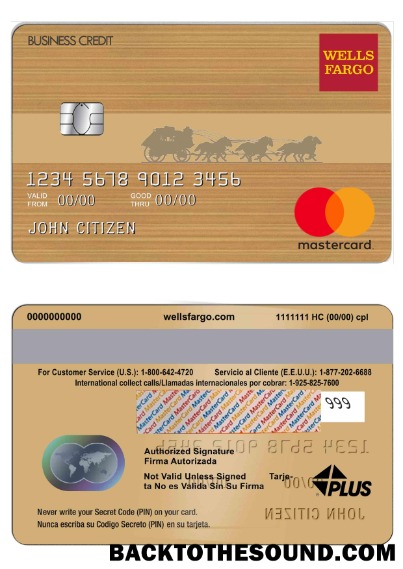Λήψη ΗΠΑ Wells Fargo Mastercard Δείγμα προσχέδιο