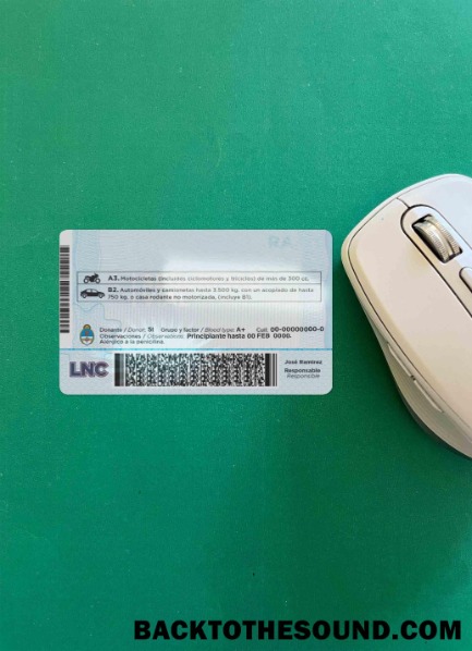 Pobierz Argentyna DL wygląd zdjęcia Tył Próbka próbka