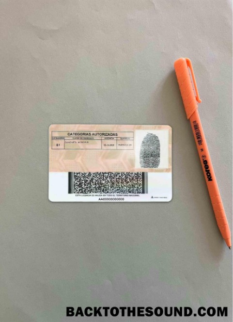 Pobierz Kolumbia DL wygląd zdjęcia Tył Próbka makieta