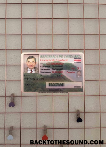 Pobierz Kostaryka DL wygląd zdjęcia Przód Próbka szablon