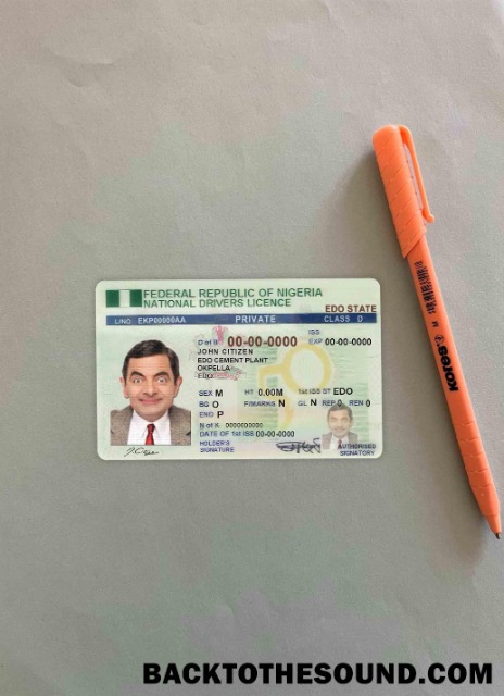 Pobierz Nigeria DL wygląd zdjęcia Przód Próbka projekt