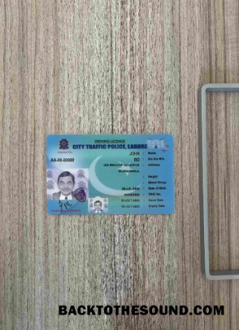 Pobierz Pakistan City Traffic policja Lahore DL wygląd zdjęcia Przód Próbka szablon