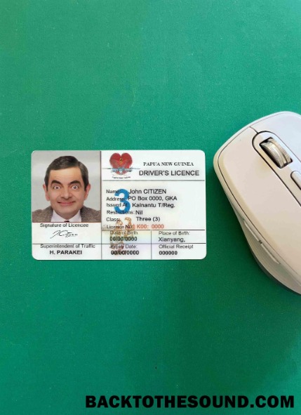 Pobierz Papua-Nowa Gwinea DL wygląd zdjęcia Przód Próbka próbka