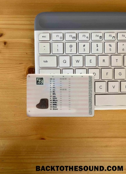 Pobierz Szwecja Prawo jazdy licence (2016 Obecny) wygląd zdjęcia Tył Próbka podgląd