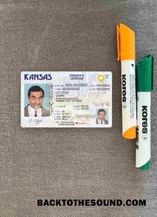 Pobierz USA Kansas DL wygląd zdjęcia Przód Próbka próbka