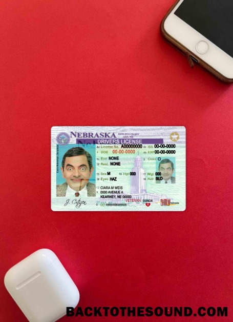 Pobierz USA Nebraska DL wygląd zdjęcia Przód Próbka próbka
