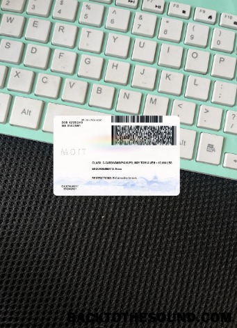 Pobierz USA Nevada Prawo jazdy 2021 Obecny wygląd zdjęcia Tył Próbka próbka