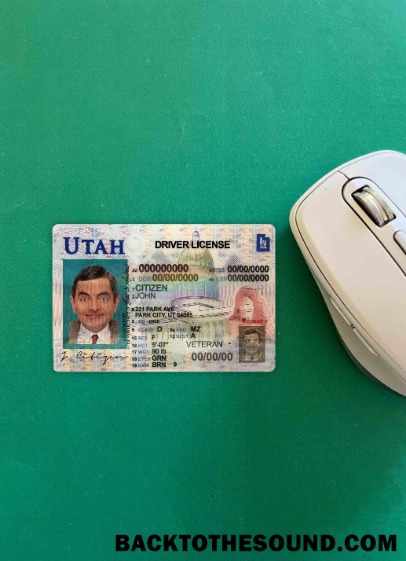 Pobierz USA Utah DL wygląd zdjęcia Przód Próbka szablon