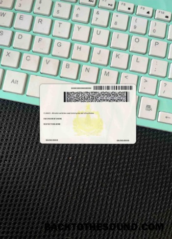 Pobierz USA Vermont Prawo jazdy in PSD Format (2019 – Obecny) wygląd zdjęcia Tył Próbka podgląd