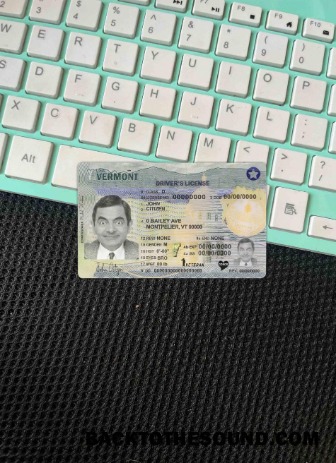 Pobierz USA Vermont Prawo jazdy in PSD Format (2019 – Obecny) wygląd zdjęcia Przód Próbka projekt