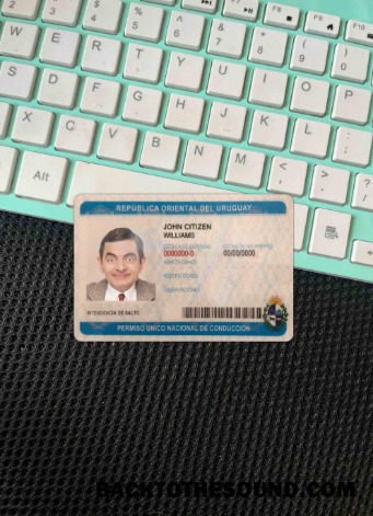 Pobierz Urugwaj Prawo jazdy wygląd zdjęcia Przód Próbka podgląd