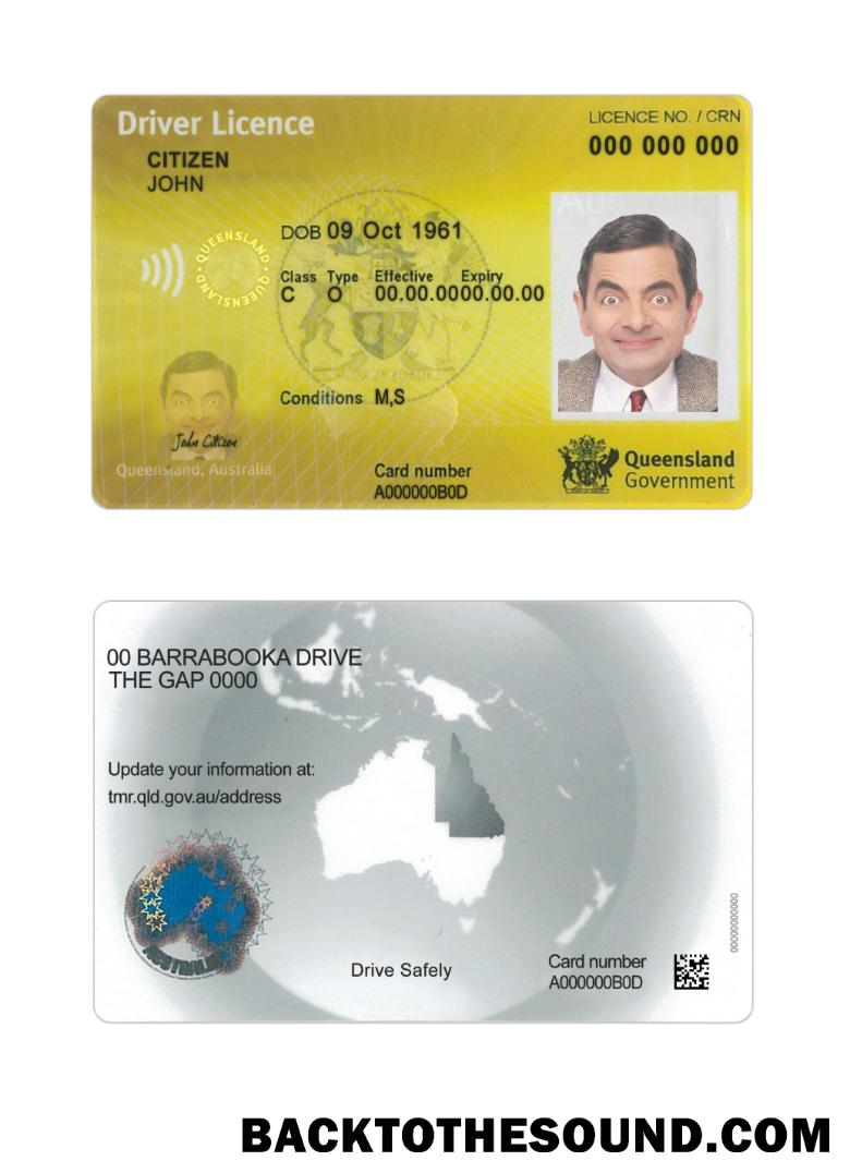 Scarica Australia Queensland DL Nuovo Versione Campione mockup