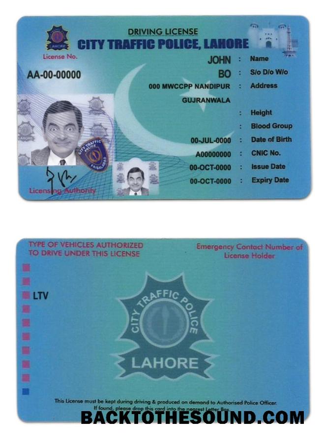 Scarica Pakistan City Traffic polizia Lahore driver Licenza Campione design