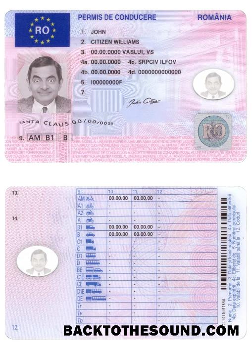 Scarica Romania Patente di guida Campione campione