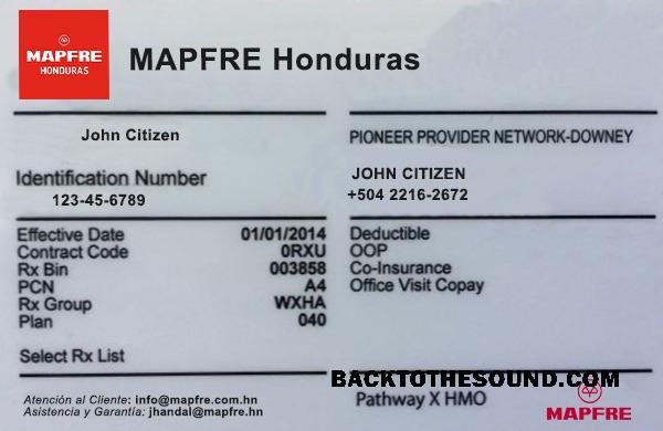 Scarica Honduras Salute Assicurazione Carta Campione anteprima
