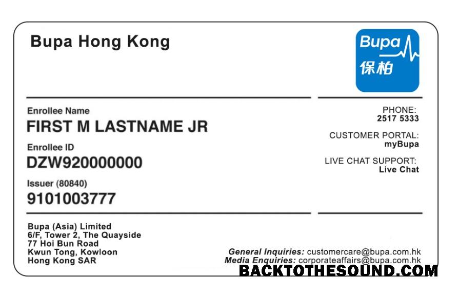 Scarica Hong Kong Salute Assicurazione Carta Campione campione