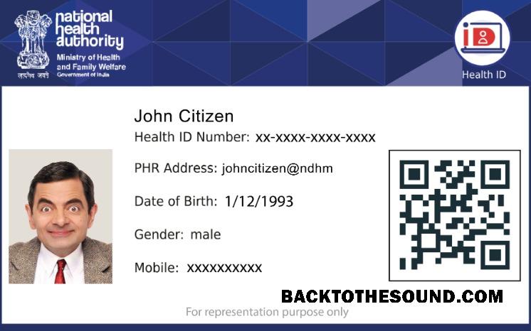 Scarica India nazionale Salute authority Salute Carta d'identità Campione campione