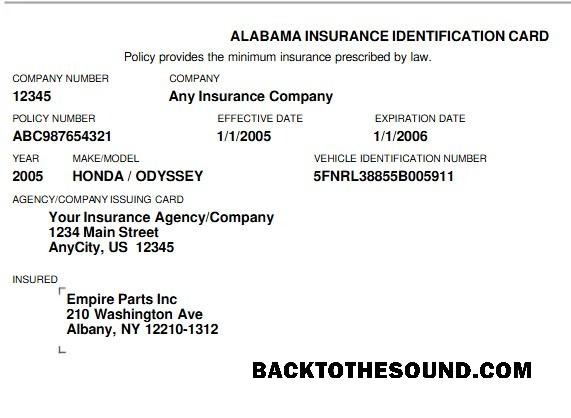 Scarica USA Alabama Salute Assicurazione Carta d'identità Campione campione