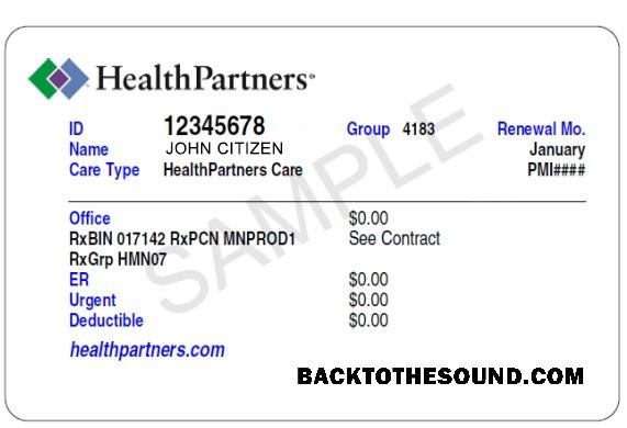 Scarica USA HealthPartners Salute Assicurazione Carta Campione campione