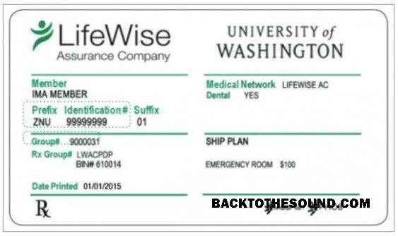Scarica USA università of Washington LifeWise Azienda Salute Assicurazione Carta Campione modello