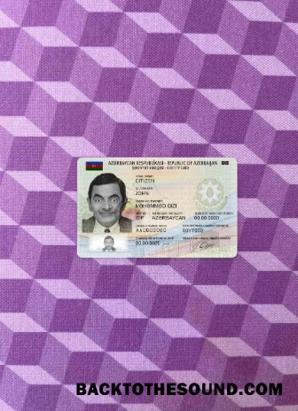 Scarica Azerbaigian ID foto-look Fronte Campione design