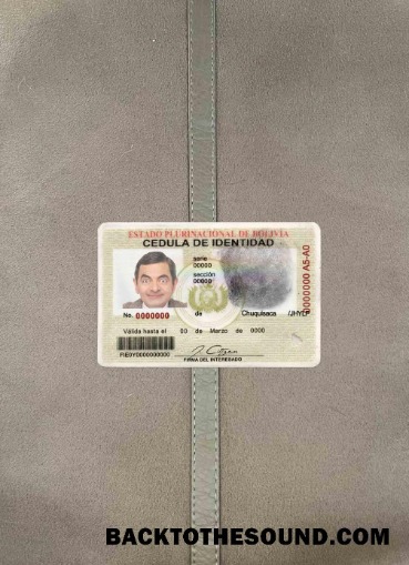 Scarica Bolivia ID foto-look Fronte Campione campione